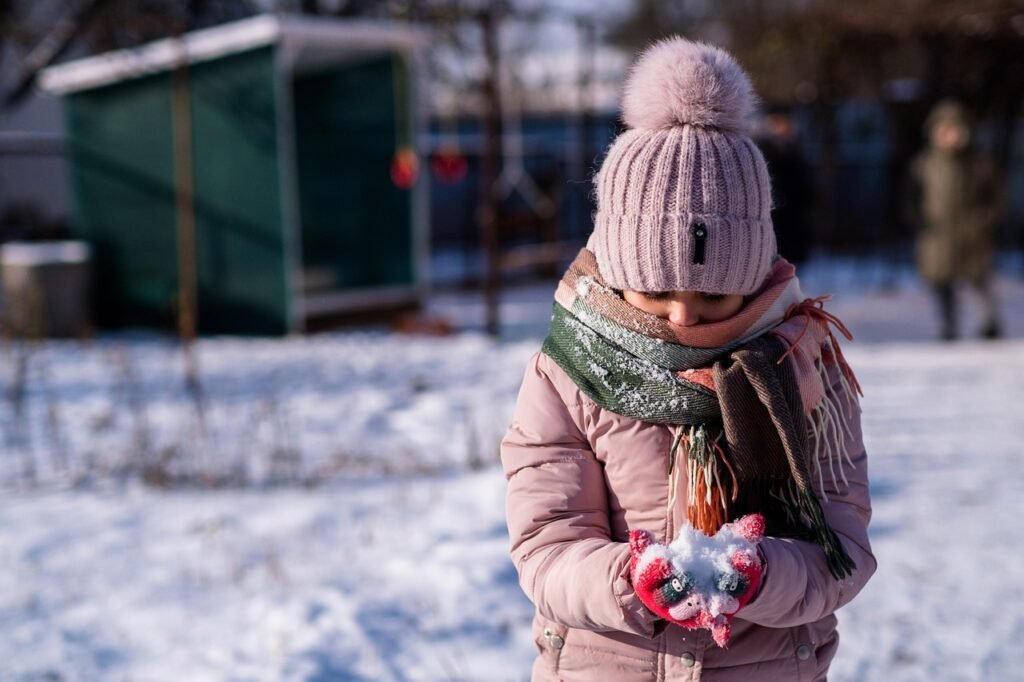 warm clothes, kids, how to deal with winter